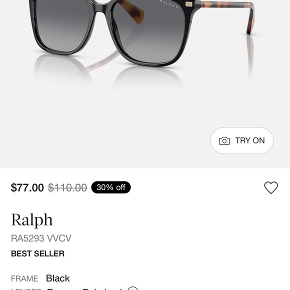 NWT Ralph Lauren sunglasses - Picture 4 of 4